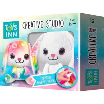 Kit Stnux Creative Studio, Iepure de colorat, 20x15 cm, Alb