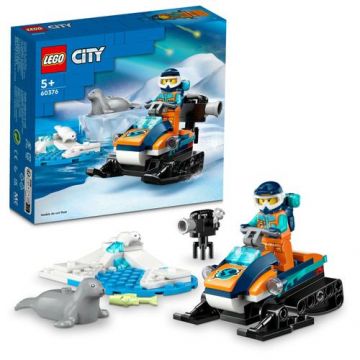 LEGO® City - Snowmobil de explorare arctica 60376, 70 piese