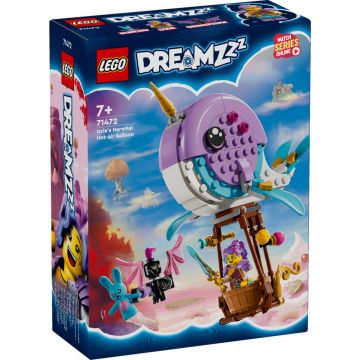 LEGO® Dreamzzz - Balonul cu aer cald in forma de narval al lui Izzie (71472)