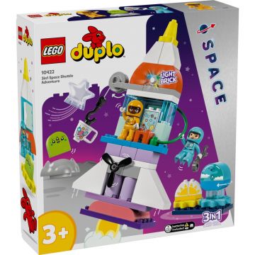 LEGO® DUPLO® - Aventura cu naveta spatiala 3 in 1 (10422)