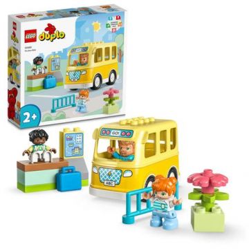 LEGO® DUPLO Town - Calatoria cu autobuzul 10988, 16 piese