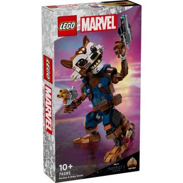 LEGO® Super Heroes - Rocket si bebelusul Groot (76282)