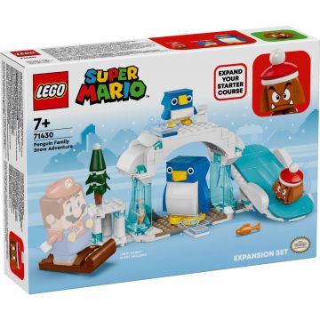 LEGO® Super Mario - Set de extindere aventura in zapada a familiei penguin (71430)