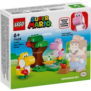 LEGO® Super Mario - Set de extindere padurea minunata cu oul lui Yoshi (71428)