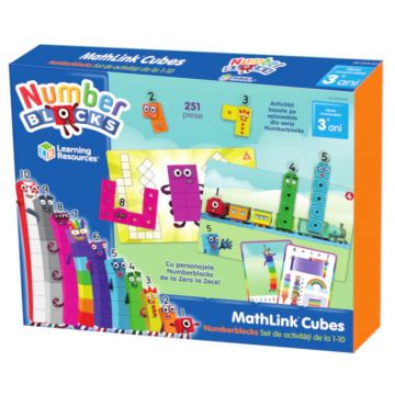 MathLink®Cubes Numberblocks in romana - Set de activitati de la 1 - 10