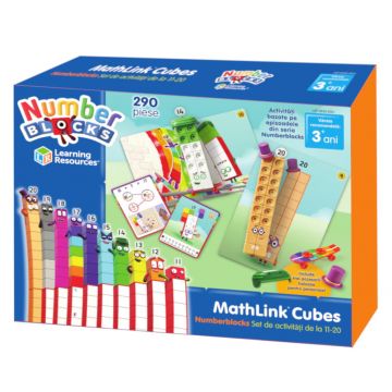 MathLink®Cubes Numberblocks in romana - Set de activitati de la 11 - 20