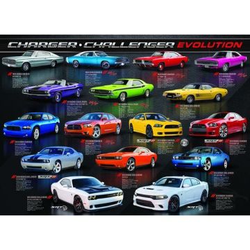 Puzzle 1000 piese Dodge Charger Challenger Evolution