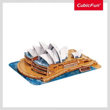 Puzzle 3D Cubic Fun Opera din Sydney Australia 86 piese