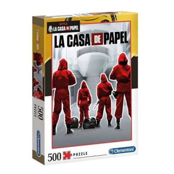 Puzzle Clementoni High Quality - La Casa de Papel, 500 piese