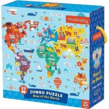 Puzzle de podea Mudpuppy, 25 piese, 2 ani +