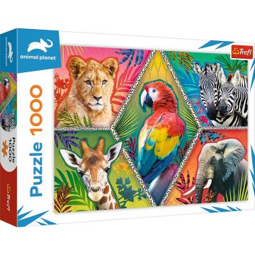Puzzle Trefl 1000 - Animale Exotice