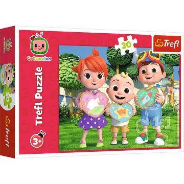 Puzzle Trefl 30 - Cocomelon: Sa Ne Jucam Impreuna