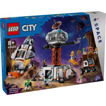 LEGO® City - Baza spatiala si platforma de lansare a rachetei (60434)