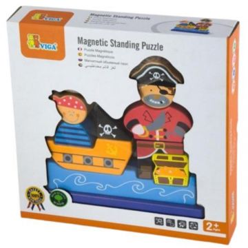 Puzzle 3D magnetic, Pirat - Magnetic standing puzzle