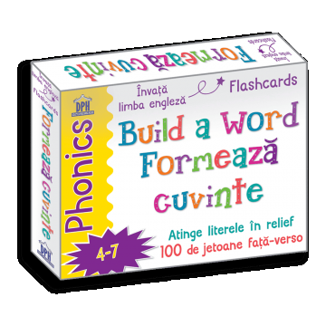 Build a word - Formeaza cuvinte - Jetoane Limba Engleza