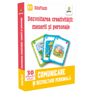 Dezvoltarea creativitatii: meserii si personaje, Editura Gama, 2-3 ani +