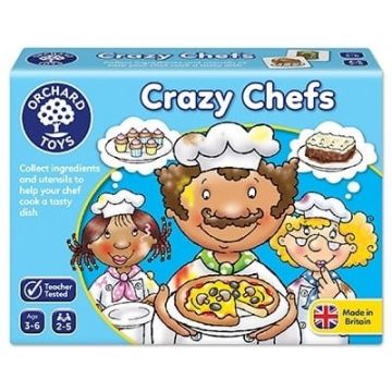 Joc educativ Bucatarii nazdravani CRAZY CHEFS, Orchard Toys, 2-3 ani +