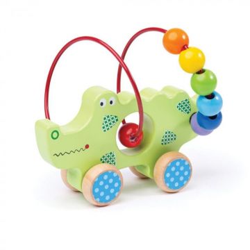 Jucarie dexteritate - Crocodil, BIGJIGS Toys, 1-2 ani +