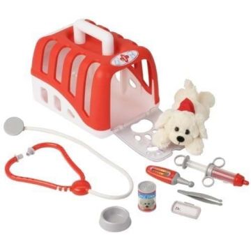 Kit veterinar cu catelus si accesorii, Klein, 2-3 ani +