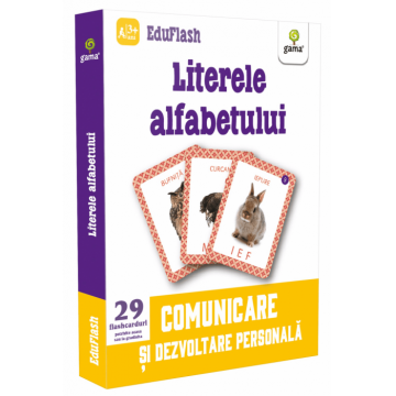 Literele alfabetului, Editura Gama, 2-3 ani +