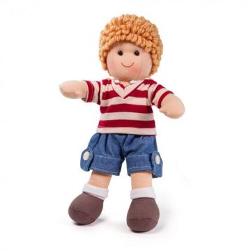 Papusa - Harry, BIGJIGS Toys, 1-2 ani +