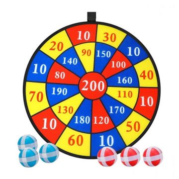 Tabla de Darts Pliabila cu 6 mingi Tabla de Darts Pliabila cu 6 mingi