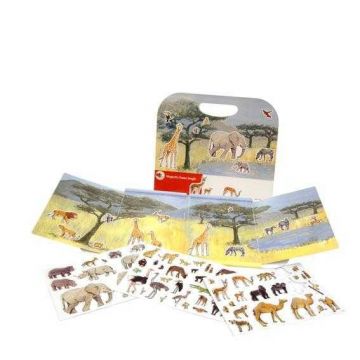 Animale din jungla, set magnetic, Egmont toys, 2-3 ani +