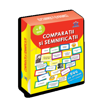 Comparatii si semnificatii - 544 de jetoane, DPH, 8-9 ani +