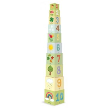 Eco-Blocks - Natura si numerele, Sassi, 1-2 ani +