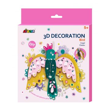 Decoratiune 3D-Pasare, + 3 ani