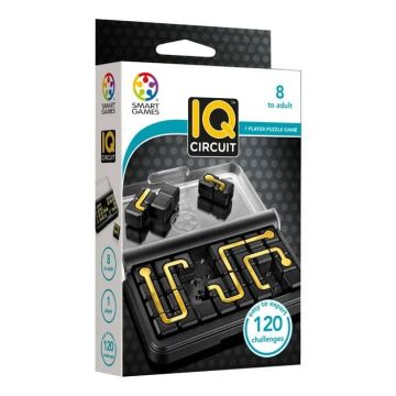 Smart Games - IQ Circuit, joc de logica cu 120 de provocari, 8+ ani