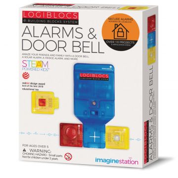 Joc electronic Logiblocs - set Alarma Sonerie, Imagine Station, 6-7 ani +