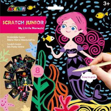 Set de razuit Scratch Junior - Mica Mea Sirena, + 3 ani