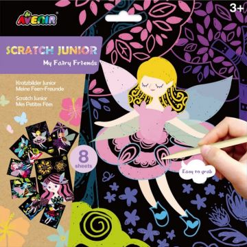 Set de razuit Scratch Junior - Prietenele Mele Zane, + 3 ani
