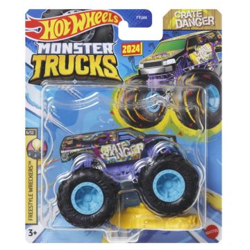 Hot Wheels Monster Truck Masinuta Crate Danger Scara 1:64