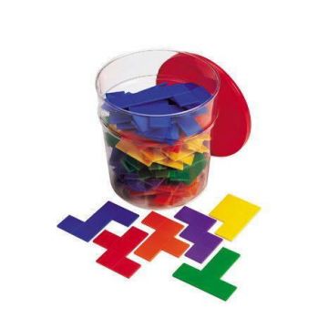 Joc de logica Learning Resources Set forme geometrice - Pentomino