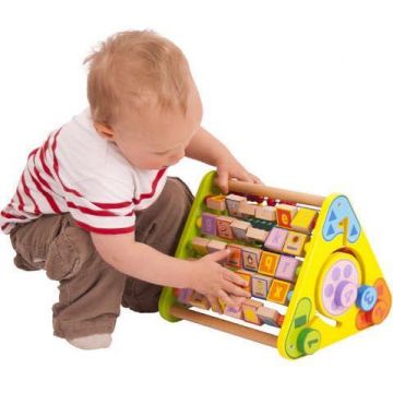 Joc interactiv BigJigs Centru de activitati - litere si imagini in engleza