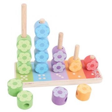 Joc matematic BigJigs Numaratoarea florilor