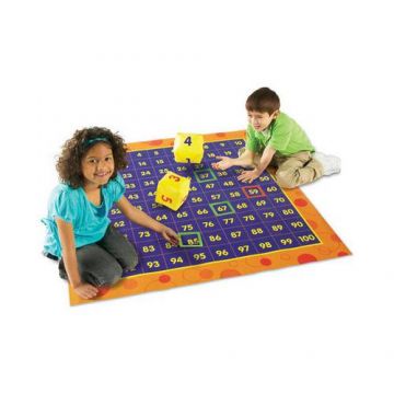 Joc matematic Learning Resources Covoras pentru invatarea sutelor