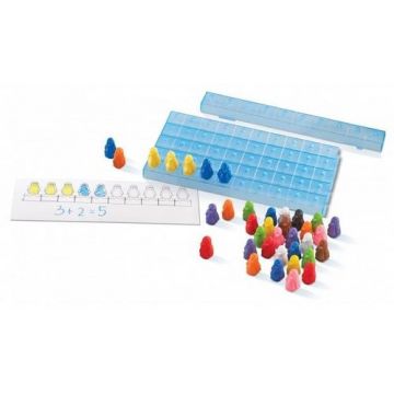 Joc matematic Learning Resources Set de matematica - pinguinii pe gheata
