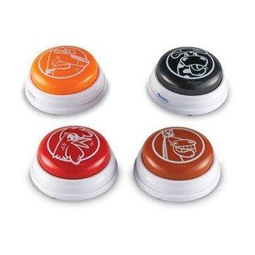 Joc pentru clasa Learning Resources Sonerii pentru raspuns - animale - set 4 buc
