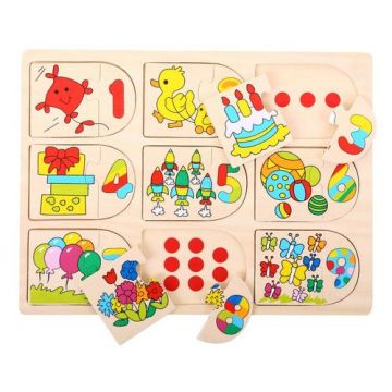 Puzzle BigJigs BJ535, Potriveste-ma la locul meu