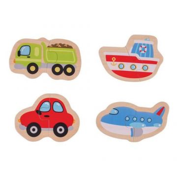 Puzzle BigJigs Mijloace de transport BJ226
