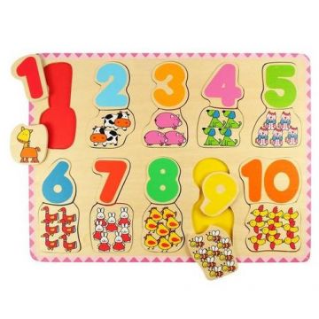 Puzzle BigJigs numere si culori