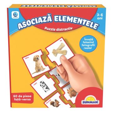 Puzzle Smile Games, Sa invatam asocierea elementelor, 60 piese