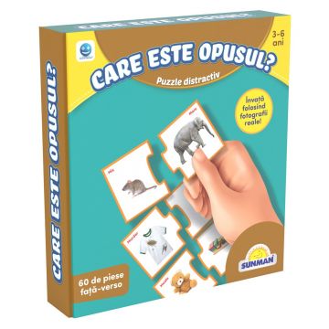 Puzzle Smile Games, Sa invatam opozitiile, 60 piese