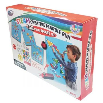 Set creativ, Eastcolight, Marble Run, 158 piese