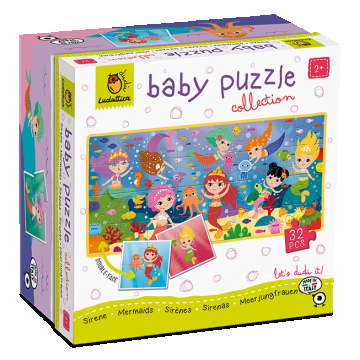 Baby Puzzle - Sirene, Ludattica, 2 - 5 ani