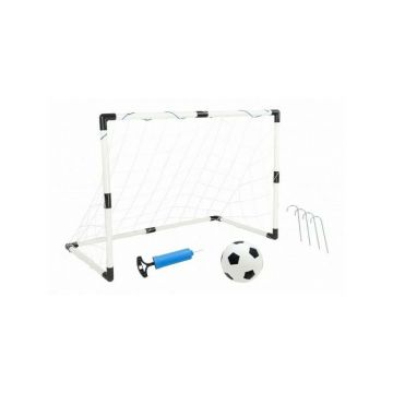 Globo - Poarta de fotbal 95x70x48 cu minge si pompa