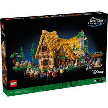 LEGO® Lego Disney - Alba ca Zapada si casuta celor sapte pitici, 2228 piese + CADOU